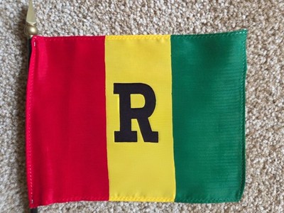 RWANDA FORMER FLAG 1962-2001 NEW OLD STOCK ORIGINAL VINTAGE FLAG