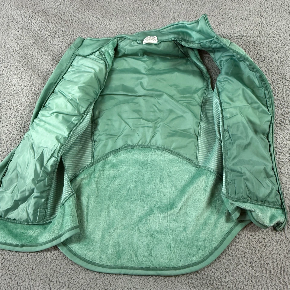 Chaleco acolchado verde con cremallera completa sin mangas Tek Gear para mujer talla L Foto 4 de 4