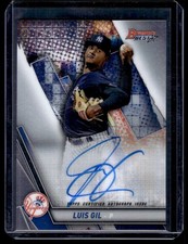 2019 Bowman's Best of 2019 Autographs Luis Gil Auto New York Yankees #B19-LG