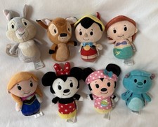 Lot of 8 Hallmark Itty Bittys Disney: Bambi, Pinocchio, Little Mermaid, Frozen