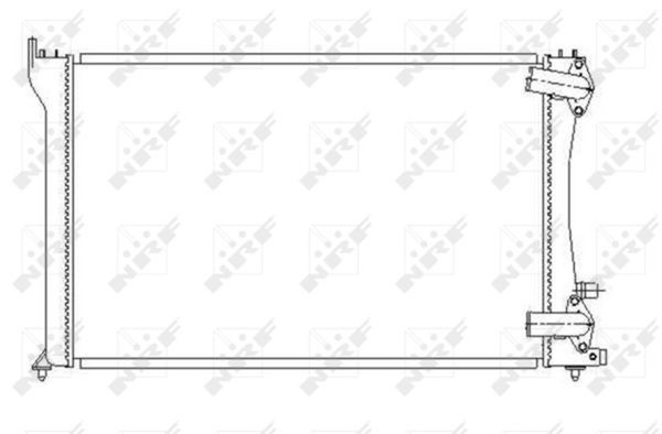 MotorküHler WasserküHler Nrf 58251 FüR 406 Peugeot Aluminium 8B Break 8E 607 9D-image