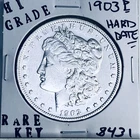 1903 P MORGAN SILVER DOLLAR HI GRADE GENUINE U.S. MINT RARE KEY COIN 8431