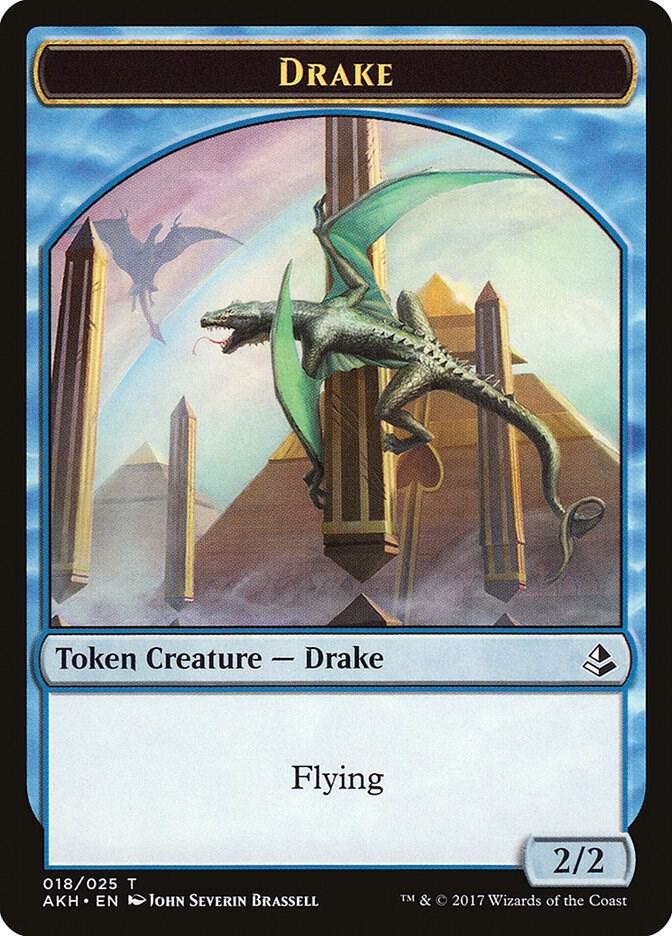 Drake Token 18 Token Amonkhet Magic: The Gathering Near Mint