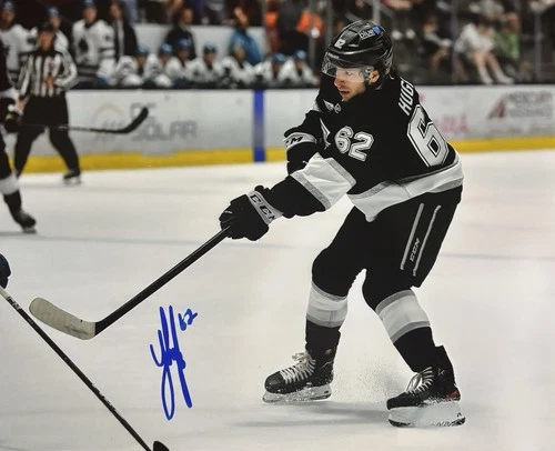 Jack HUGHES Signed 8x10 Photo! LA KINGS Top Prospect! NHL !  W/COA