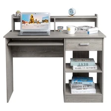 Computer Desk with Drawers Student Writing Table Desks for Home Office PC Desk