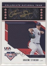 2019 Panini USA Baseball Stars & Stripes 24/25 Graeme Stinson #USA-HO Auto 7m3