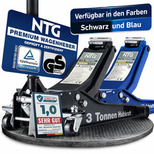 Cric idraulico cric a carrello di manovra da 3 a 3000 kg certificato TÜV 75-505 mm auto