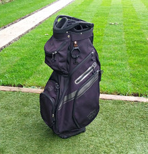 *Trade In* Wilson Staff Cart Golf Bag Black 14-Way Divider System 8 Zip Pocket