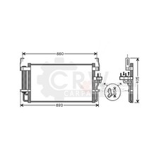 Condensateur Hyundai ELANTRA