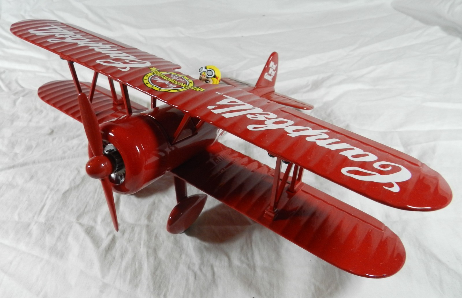 New in Box - Campbell's Soup Limited Edition Collector Airplane Bank