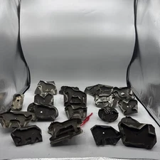 Lot Of 19 Antique/VTG Tin Animal Cookie Cutters Primitive soldered variety Z6