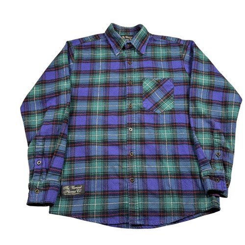 The Vermont Flannel Company Shirt Mens M USA Plaid Long Sleeve Button Up Outdoor - Picture 2 of 8