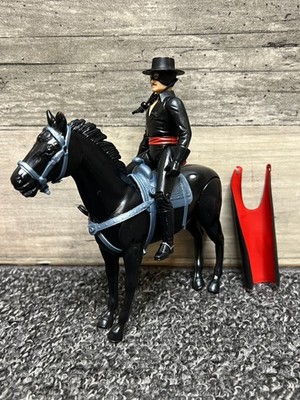 Gabriel Filmation Zorro & Tempest Horse Figures Vintage 1981