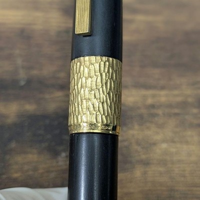 Pilot Grandee Fountain Pen 18K Nib 22K Gold Plated Vintage F Fine