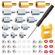 mankk M.2 SSD Screw Kit NVMe Mounting Screws Standoff and 47PCS 