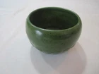 Vintage Haeger Dotted Circle Planter Green  USA #166 5x4” Good Cond.