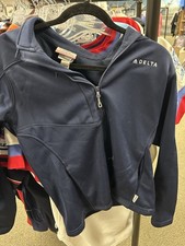 Vintage Delta Air Lines Preowned Fleece Landway Jacket Size Small Zip up Front