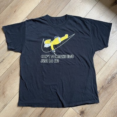 Vintage Simpsons Graphic T Shirt Mens XL Homer Can t Someone Else Just Do It?