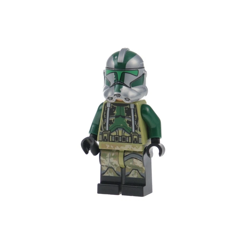 1x Lego Minifigur Star Wars Clone Trooper Commander Gree 41st Helm 75043 sw0528 - Bild 1 von 3