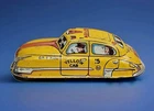 Vintage Marx Tin Litho Skyview Windup Yellow Taxi Cab 15 Doesn't Work Has Rust