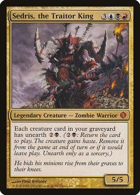 Magic/MTG Sedris, the Traitor King ALA-193 Mythic Englisch Good