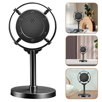 Retro Style Condenser Microphone Prop Classic Mic Vintage Microphone Model