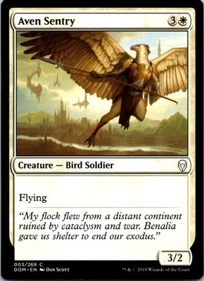 Dominaria Magic: The Gathering Aven Sentry