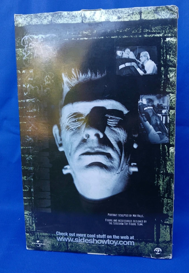 Figura 2001 Sideshow House of Frankenstein Universal Monster 12" Glenn Strange Foto 3 de 4