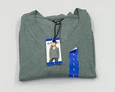 Buffalo Women's Super-Soft Cozy V-Neck Long Sleeve Top, Sage Mix, Size L