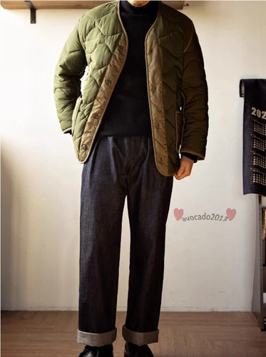 Chaqueta Forradora Red Tornado M-65 Invierno Para Hombre Abrigo Acolchado Verde Ejército - Imagen 5 de 19