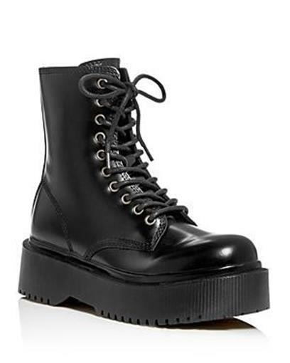 platform combat boots