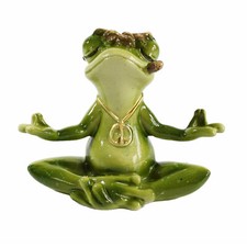 Yogafrosch Peace Rauchende Frosch Figur Frosch Deko Dekofrosch Frosch Figur
