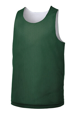 Youth Mesh Reversible Tank Top Boys Kids Child Basketball Tee XS, S, M, L, XL