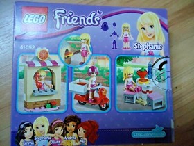 LEGO Friends Stephanie's Pizzeria (41092) With Box And Instructions Original Box Set