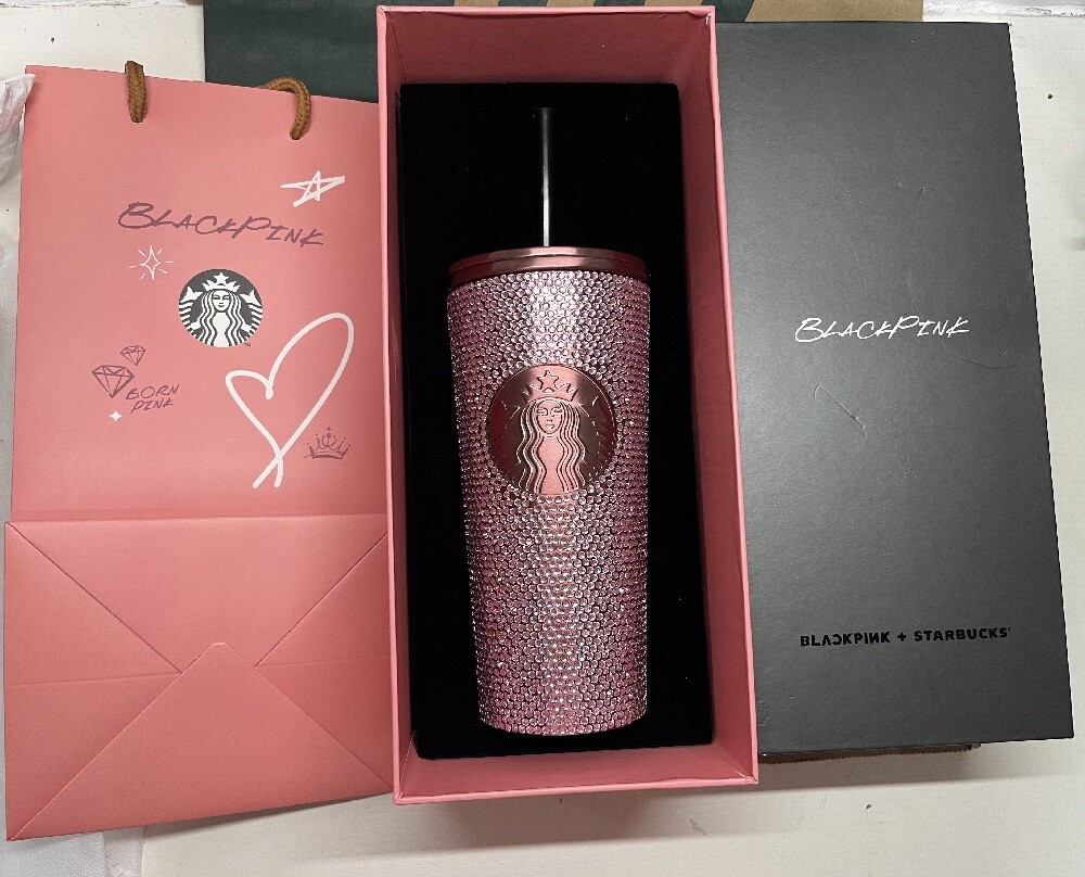 Starbucks 2023New Korea SS Blackpink Rhinestone Cold Cup