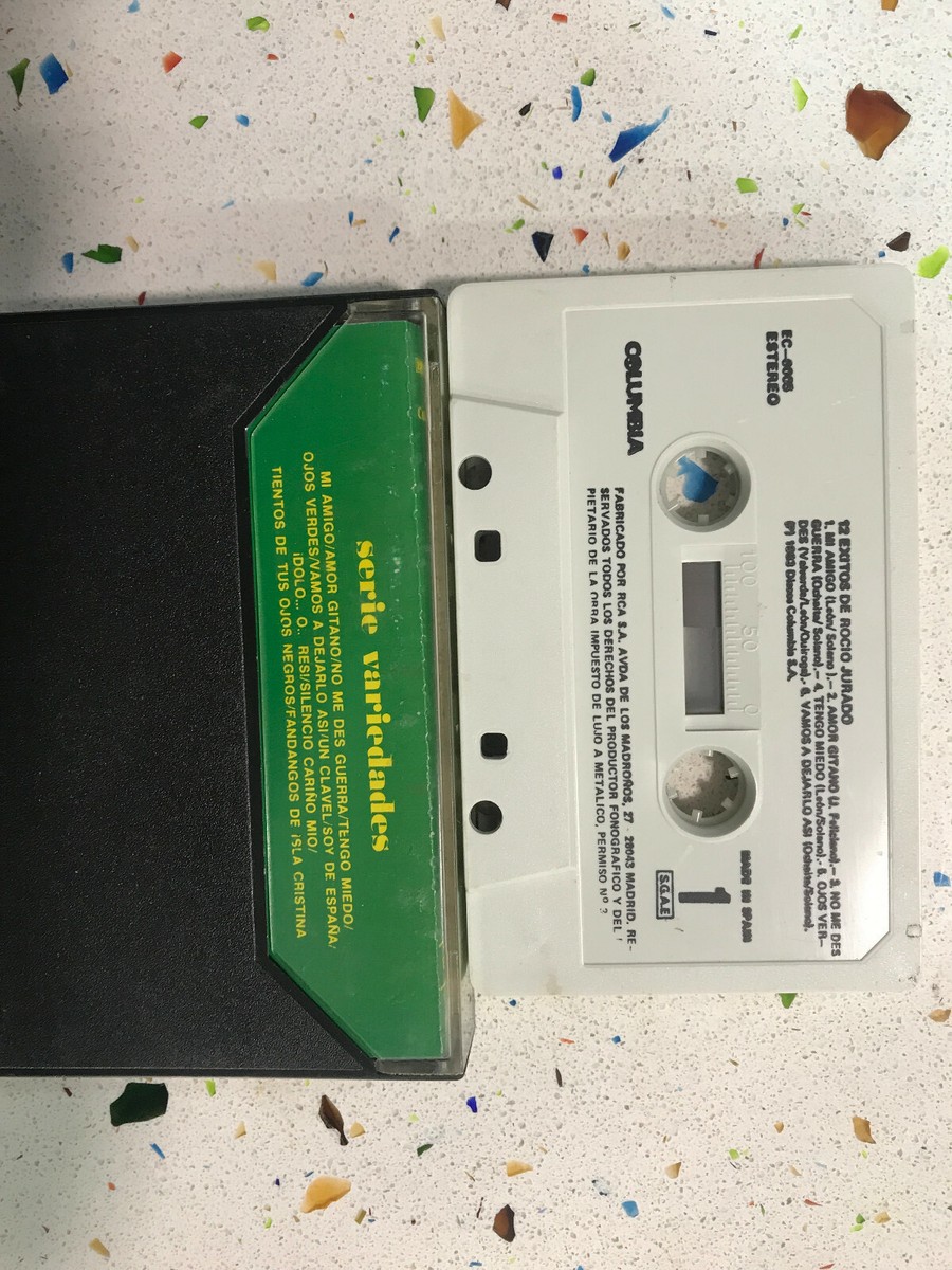 Rocio Jurado 12 Hits Cassette Tape Vol 1 - My Friend Love Gypsy Green Eyes