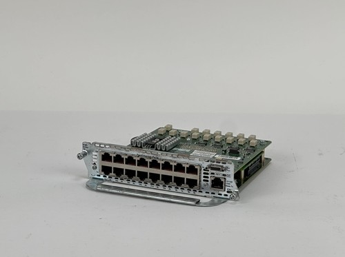 Cisco 16-Port 10/100/1000 EtherSwitch Network Module with PoE Card NM-ESW-16 - 第 1/5 張圖片
