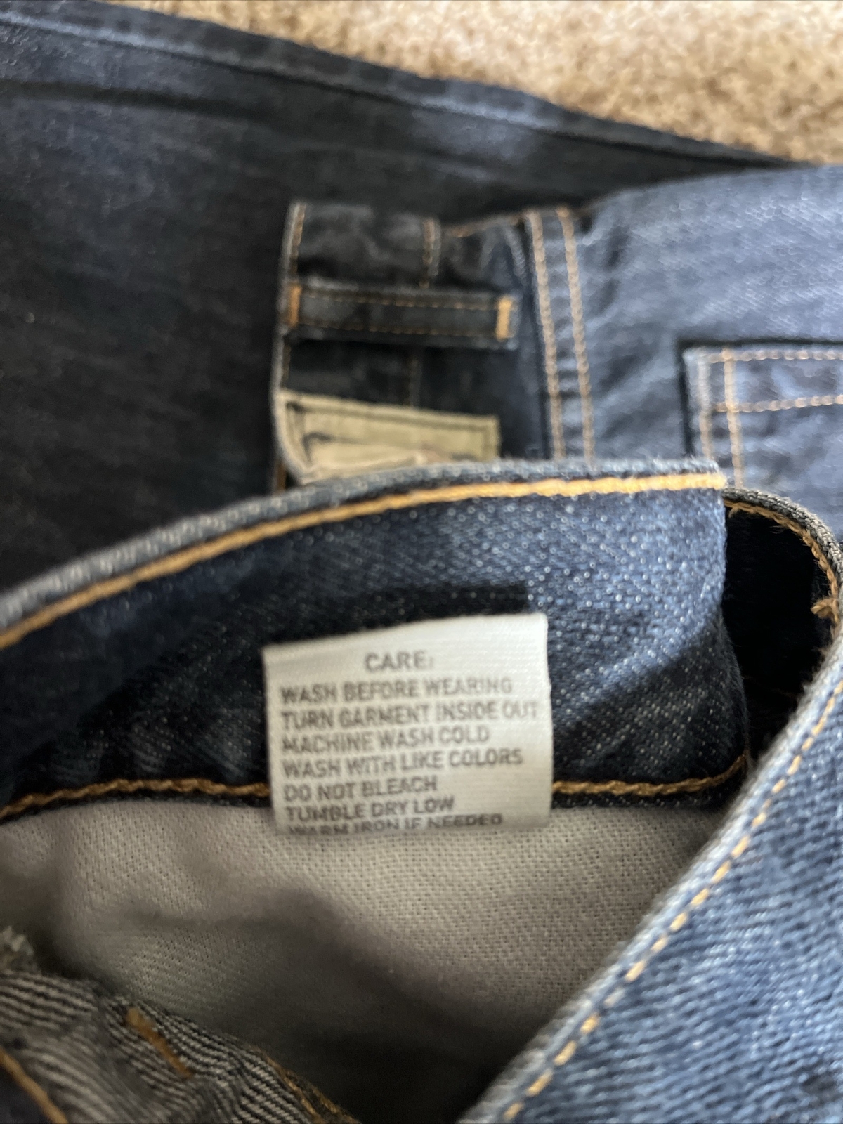 Polo Ralph Lauren Jeans Youth Boys 20 Straight Leg Dark Wash Denim 31x28 - View 4