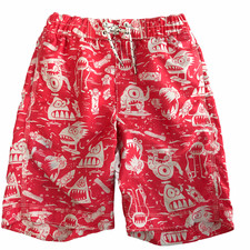 Gap Kids Swim Trunks Board Shorts Beach Kids Boys Medium 8 Orange Monsters