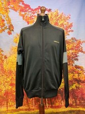 adidas Firebird black full zip Tracksuit Jacket. UK men's size Large