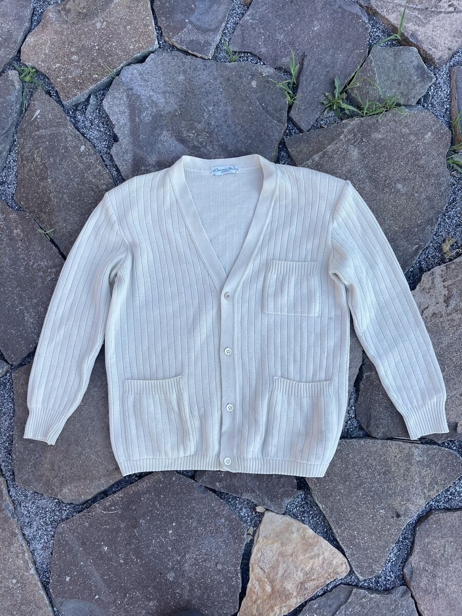 90's Christian Dior Vintage Cream Wool Cardigan Sweater | eBay 90's Christian Dior Vintage Cream Wool Cardigan Sweater | eBay