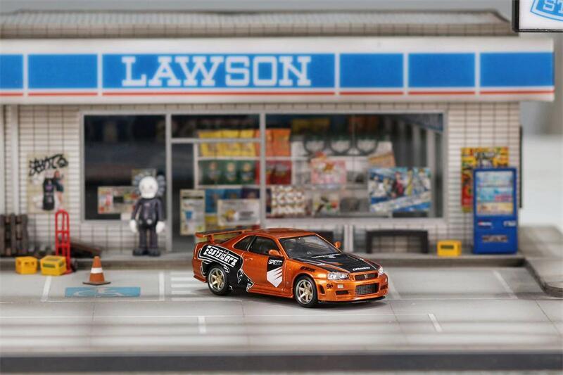 SW 1:64 R34 Need for Speed Underground Orange Diecast Model Car | eBay