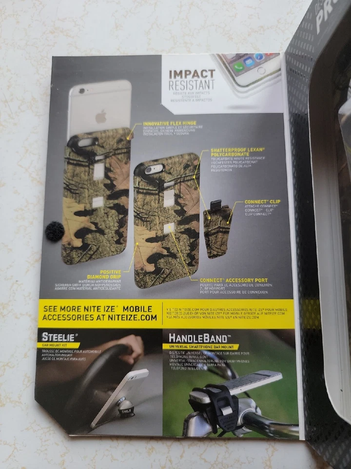 Funda Nite Ize Connect para iPhone 6/6s Plus - Embalaje al por menor - Roble musgo Foto 2 de 4