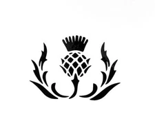 Scottish Thistle Wall Art Vinyl Sticker Decal Home Decor