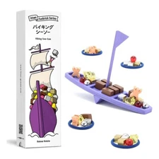 Viking Seesaw itten Board Game Fan Brick Series No4 Seesaw game by Rainer Knizia