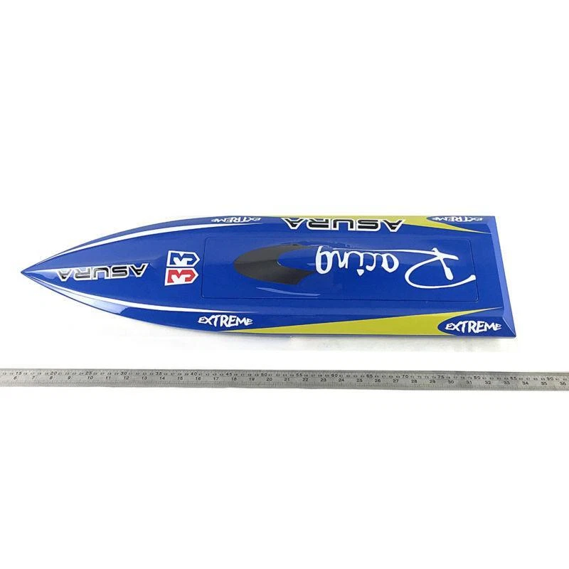 H750 Prepainted Blue Electric Racing RC Boat Hull KIT Only for Advanced Player - Image 3 of 4