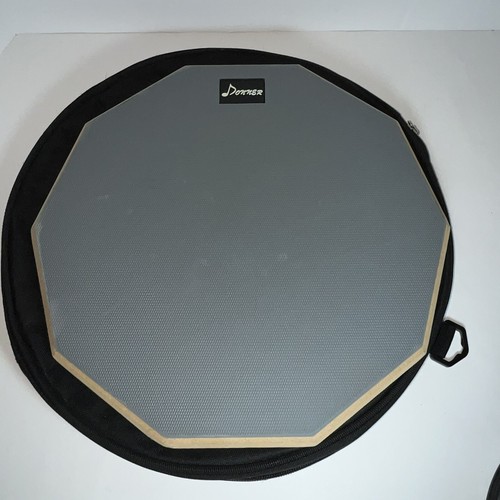 Double Sided Drum Pad 11 1/2 inch Silent Drum Practice Pad With Case - Pre Owned - Picture 7 of 12