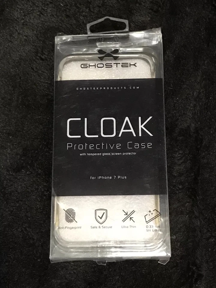 Ghostek Funda Protectora Transparente Capa con Pantalla de Vidrio Templado para Iphone 7+ Foto 3 de 4