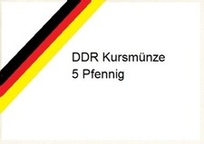 DDR M&uuml;nzen Kursm&uuml;nzen 5 Pfennig Auswahl nach Jahr