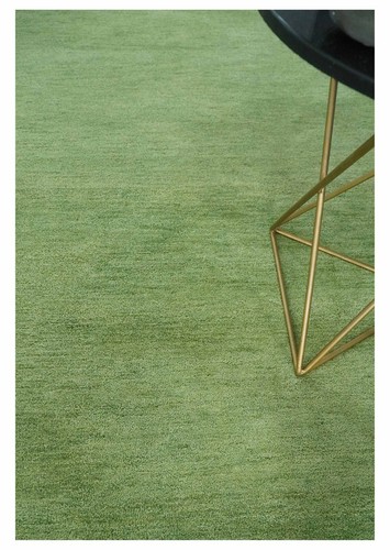 Hand Tufted 8x10 Green Shaded Texture Solid wool area rug - DD/CPT20 - Picture 10 of 11